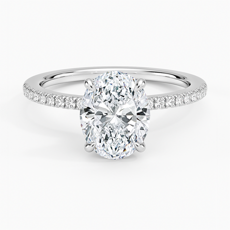 Classic Hidden Halo Diamond Setting