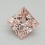 1.55 Ct. Fancy Intense Pink Princess Lab Grown Diamond