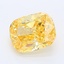 1.06 Ct. Fancy Yellow Cushion Lab Grown Diamond