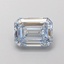 1.01 Ct. Fancy Light  Blue Emerald Lab Grown Diamond