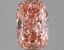 1.54 Ct. Fancy Vivid  Pink Cushion Lab Grown Diamond