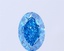 2.35 Ct. Fancy Vivid Blue Oval Lab Grown Diamond