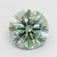 2.0 Ct. Fancy Vivid Green Round Lab Grown Diamond