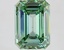 5.0 Ct. Fancy Vivid Green Emerald Lab Grown Diamond
