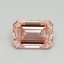 1.06 Ct. Fancy Intense Pink Emerald Lab Grown Diamond