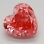 3.17 Ct. Fancy Vivid Pink Heart Lab Grown Diamond