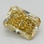 1.55 Ct. Fancy Intense  Yellow Radiant Lab Grown Diamond