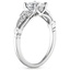 Platinum Rosabel Diamond Ring, smallside view