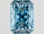 15.55 Ct. Fancy Vivid  Blue Radiant Lab Grown Diamond
