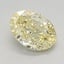 1.16 Ct. Fancy Intense Yellow Oval Lab Grown Diamond