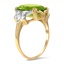 The Finnly Ring, smalltop view on a hand