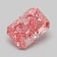 1.06 Ct. Fancy Vivid Pink Radiant Lab Grown Diamond