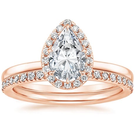 14K Rose Gold Vienna Diamond Bridal Set (1/2 ct. tw.)