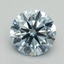2.58 Ct. Fancy Intense Blue Round Lab Grown Diamond