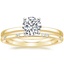 18K Yellow Gold Petite Quattro Ring with Astra Diamond Ring