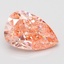 6.04 Ct. Fancy Vivid Pink Pear Lab Grown Diamond