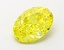 1.09 Ct. Fancy Vivid  Yellow Oval Lab Grown Diamond