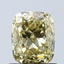 1.08 Ct. Fancy Intense Yellow Cushion Lab Grown Diamond