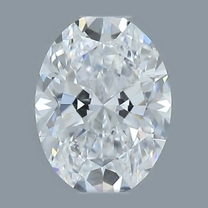 Oval diamond — real photo