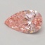 0.52 Ct. Fancy Vivid Pink Pear Lab Grown Diamond
