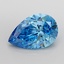 2.50 Ct. Fancy Vivid None Blue Pear Lab Grown Diamond