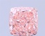 4.35 Ct. Fancy Vivid Pink Cushion Lab Grown Diamond
