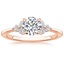 14K Rose Gold Luxe Melody Diamond Ring (1/5 ct. tw.), smalltop view