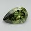 5.21 Ct. Fancy Vivid Green Pear Lab Grown Diamond