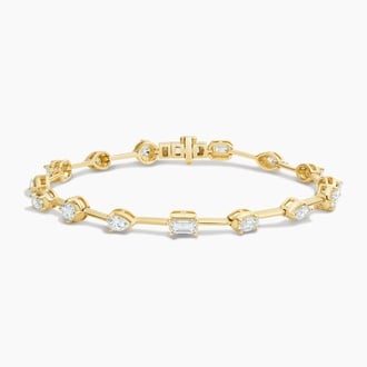 Mixed Spaced Lab Diamond Tennis Bracelet (2 ct. tw.)