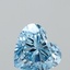 3.02 Ct. Fancy Vivid Blue Heart Lab Grown Diamond