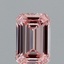 0.96 Ct. Fancy Intense Pink Emerald Lab Grown Diamond