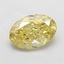 3.02 Ct. Fancy Intense Yellow Oval Lab Grown Diamond