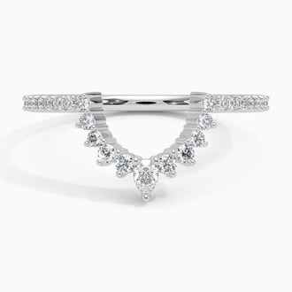 Luxe Elongated Curved Diamond Ring