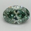 2.02 Ct. Fancy Vivid Pacific Green Oval Lab Grown Diamond