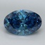 1.61 Ct. Fancy Vivid Malibu Blue Oval Lab Grown Diamond