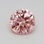 0.40 Ct. Fancy Intense Pink Round Lab Grown Diamond