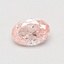 0.52 Ct. Fancy Vivid Pink Oval Lab Grown Diamond