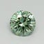 0.61 Ct. Fancy Vivid Pacific Green Round Lab Grown Diamond