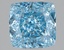 2.09 Ct. Fancy Vivid Blue Cushion Lab Grown Diamond