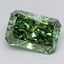 6.10 Ct. Fancy Green Radiant Lab Grown Diamond