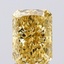1.50 Ct. Fancy Vivid Yellow Radiant Lab Grown Diamond