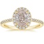 18K Yellow Gold Ballad Halo Three-Quarter Coverage Diamond Ring (1/3 ct. tw.), smalltop view