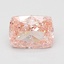 1.55 Ct. Fancy Vivid Pink Cushion Lab Grown Diamond