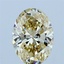 1.29 Ct. Fancy Light Yellow Oval Lab Grown Diamond
