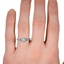 The Etna Ring, smallzoomed in top view on a hand