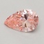0.50 Ct. Fancy Vivid Pink Pear Lab Grown Diamond
