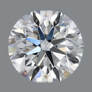 Round diamond — real photo