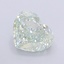 2.51 Ct. Fancy Intense  Green Heart Lab Grown Diamond