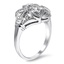 The Carney Ring, smalltop view on a hand