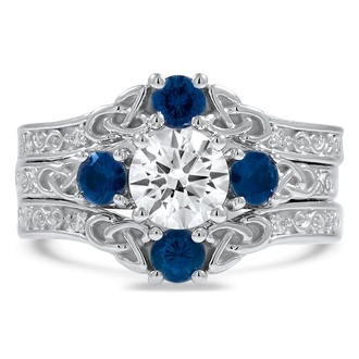 Custom Celtic Trifecta Bridal Set